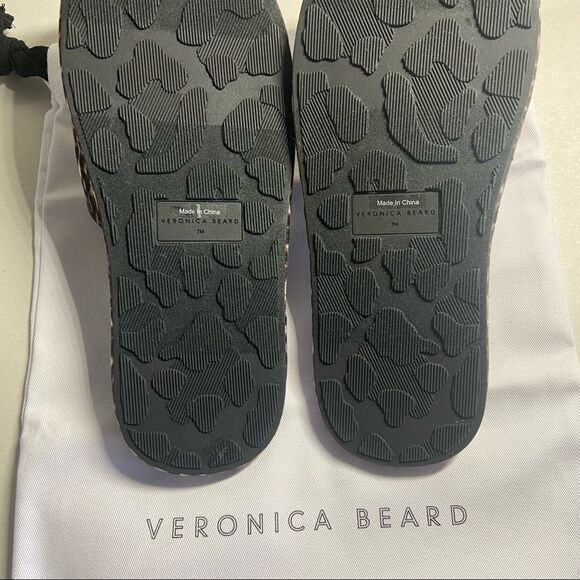 VERONICA BEARD Gillian Slide Sandal Shearling 7M - Picture 2 of 3